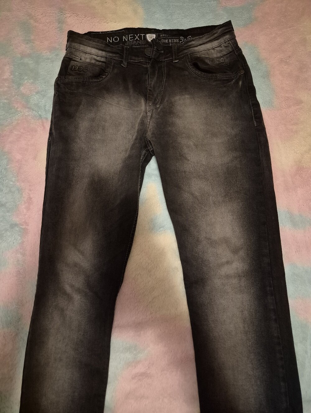 No Next Washed Gray Denim Skinny Jeans